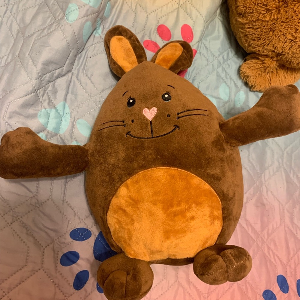 Brown and Tan Plush Squishmellow Bunny Toy
